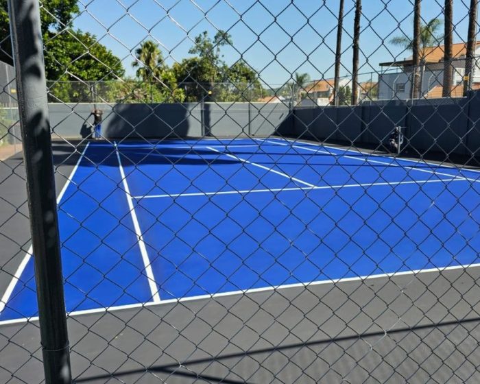 Tennis court construction and resurfacing by Kiki Projects