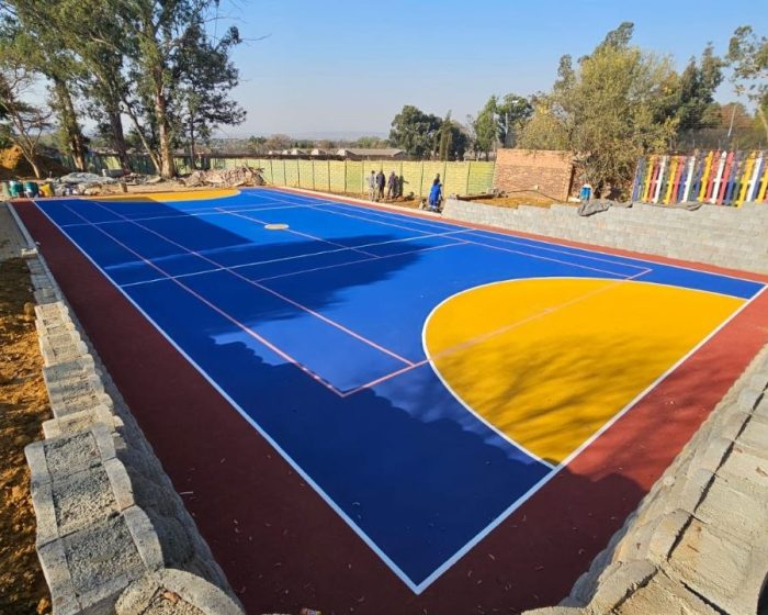Tennis court construction by Kiki Projects